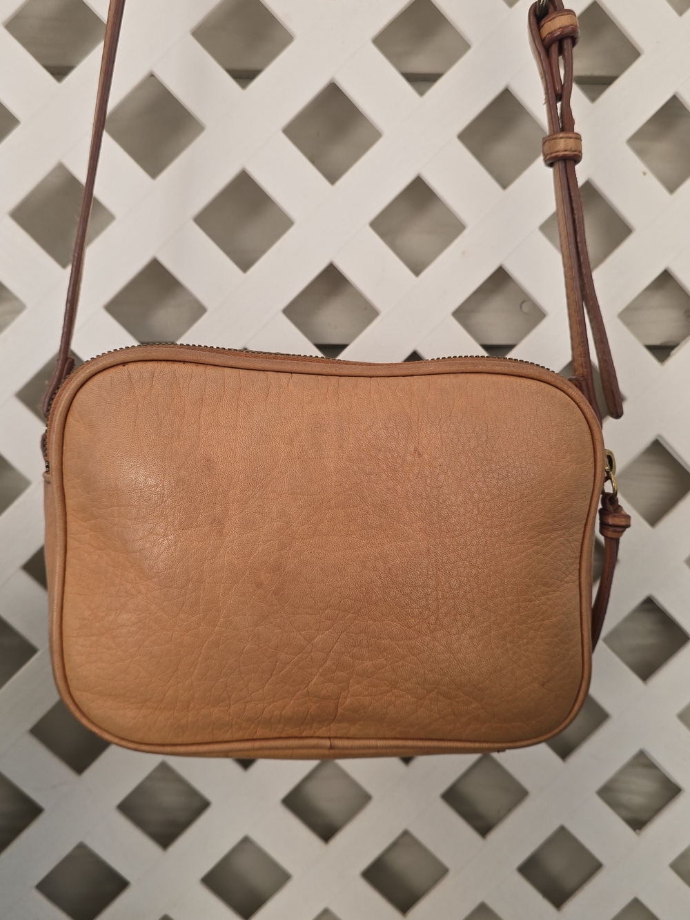 Mark & Graham Leather Crossbody Bag in Brown